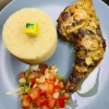 Athiéké poulet mariné et braisé